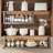 Expandable under Shelf Storage Rack Punch-free Hanging Slide-in under Shelf Cabinet Organizer-1430845797