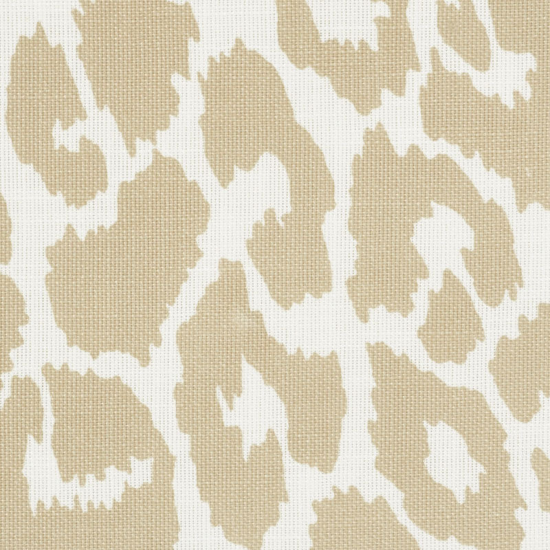 Iconic Leopard Indoor/Outdoor Fabric, Linen