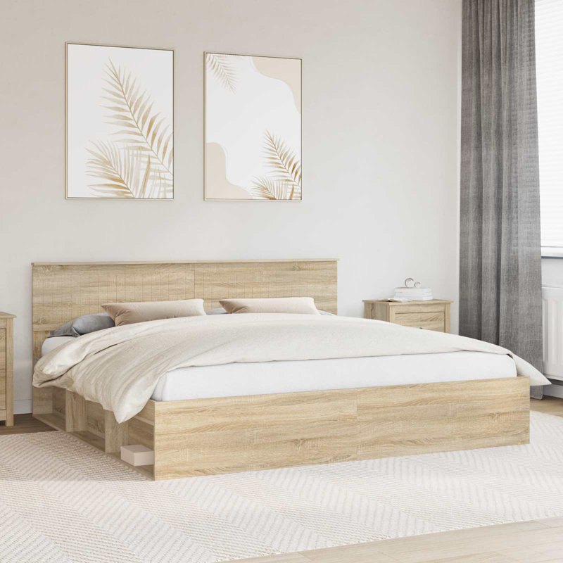 Solid Wood Bed, Sonoma, Super King (6')