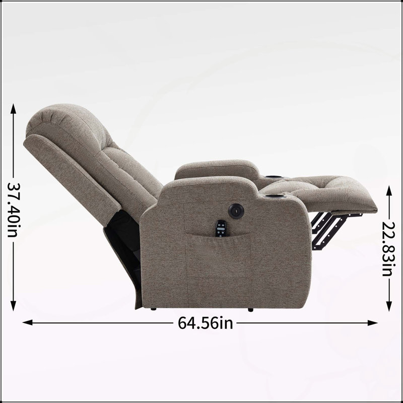 Fauteuil inclinable Infinity Position, Brun