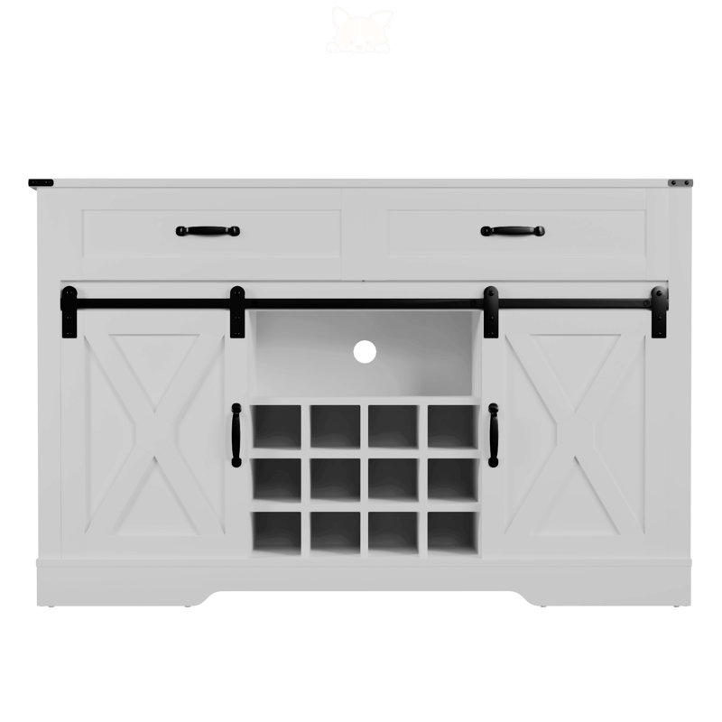 Carpi 51.97'' Sideboard,Buffet cabinet,Credenza , White