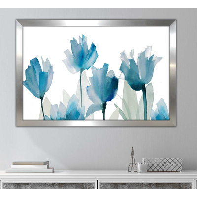 " Blue Triple Whisper Garden I " by Lanie Loreth