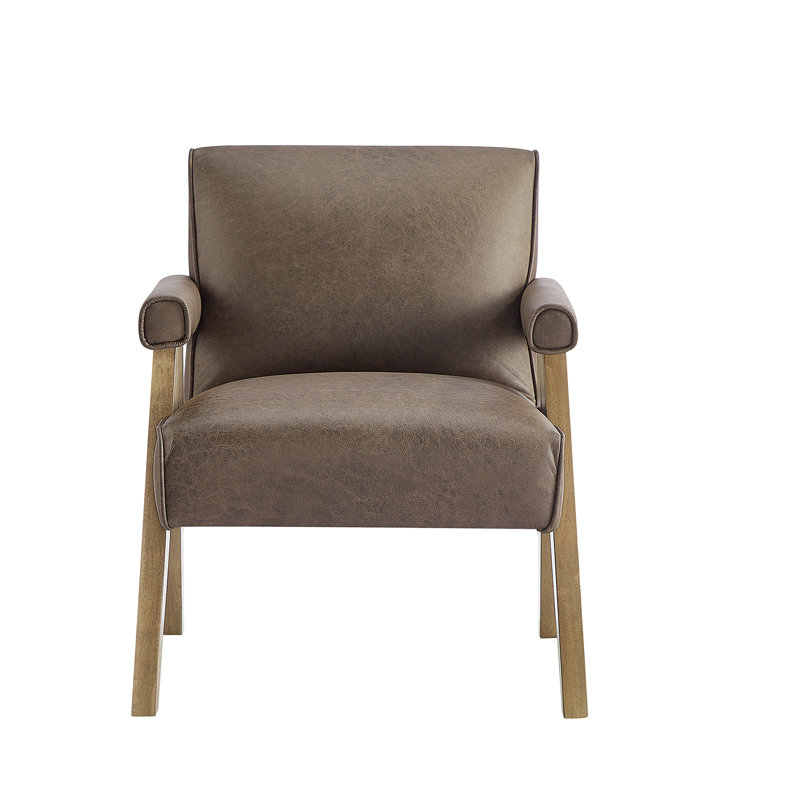 Fauteuil moderne en similicuir Nessi - espresso, Espresso