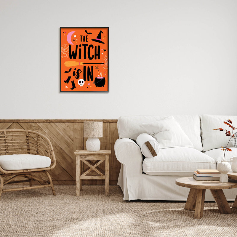 Witch Is In Bold at-243, Giclée encadrée noir minuit, H 30 po x l 24 po x P 1,5 po