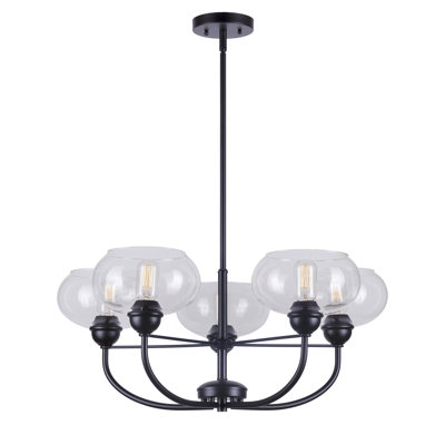 Dowdey 5 - Light Dimmable Tiered Chandelier