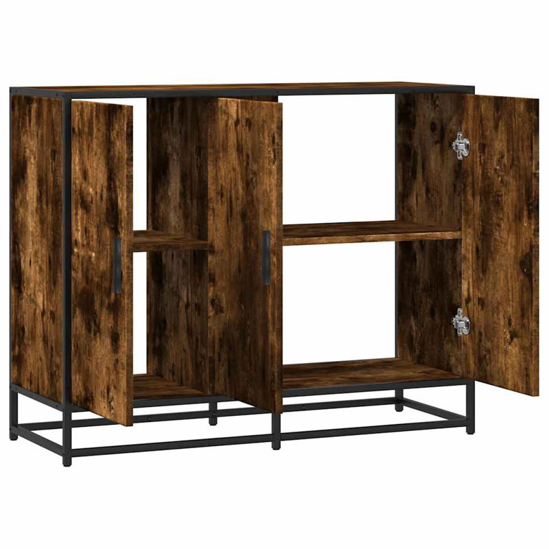 Amunra 94cm Sideboard, Smoked Oak