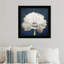 «White and Blue Rose Flower», impression encadrée-68785435-68785436