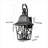 Outdoor Waterproof Wall Light with Clear Glass Shade