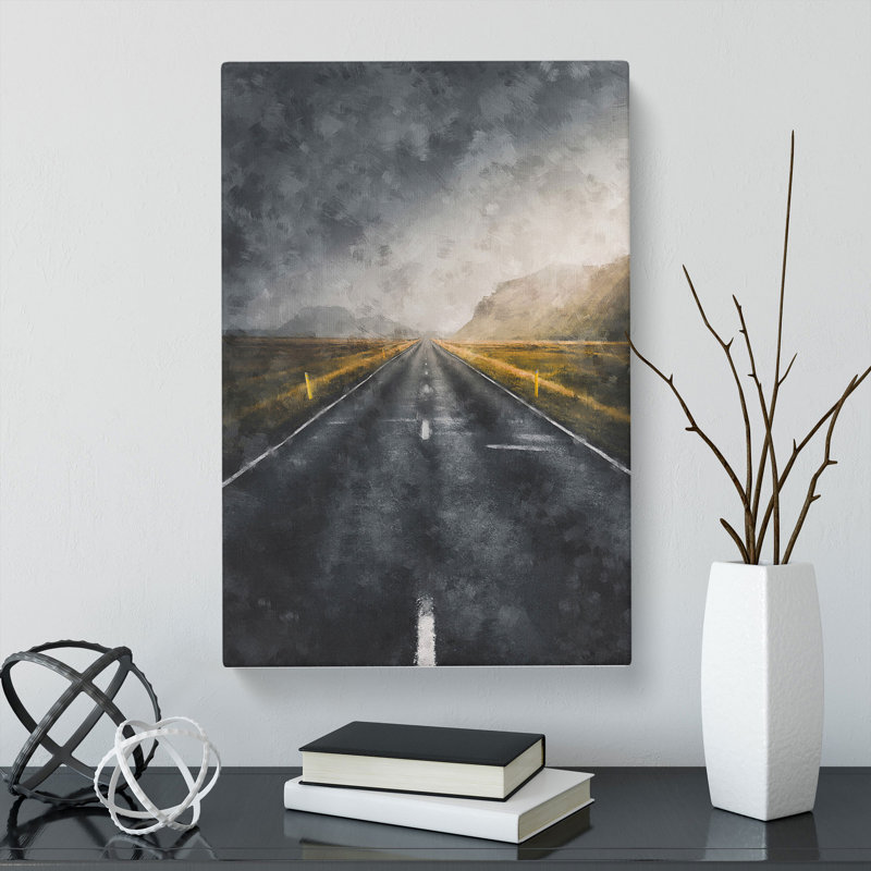 The Open Road Vol.6 - Wrapped Canvas Painting, 50cm H x 35cm W x 3cm D