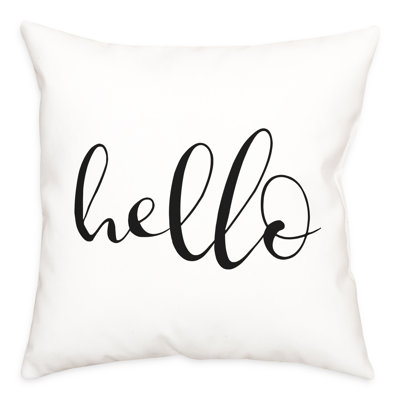 New Jersey Textual Outdoor Throw Pillow