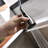 FLG Touch-On Kitchen Faucet With Pull Out Sprayer Single Handle Brass Touch Activated Kitchen Sink Faucet With 2-Way Pull Out Sprayer,Brushed Nickel