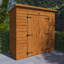 Tiger Overlap Pent Wooden Tool Shed-122442273