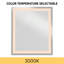 30 in. x 36 in. Oval Illuminated Integrated LED White Color Selectable Modern Mirror