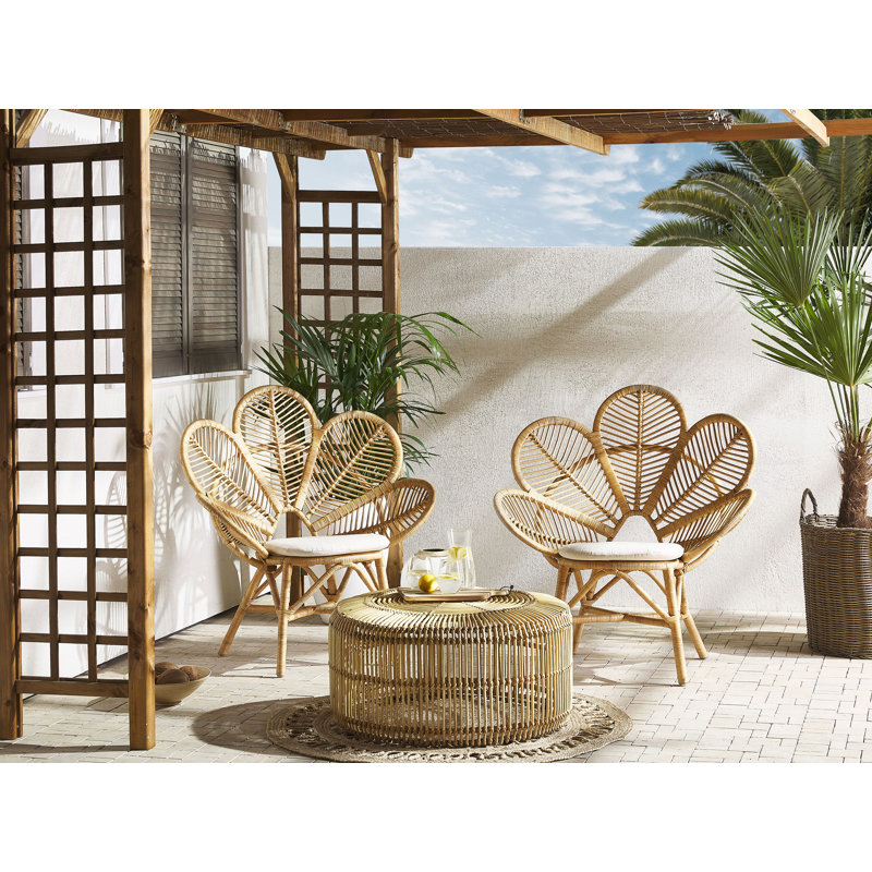 Mable 2 Seater Rattan Conversation Set