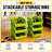 6-pc Stackable Easy-Access Plastic Storage Organizer Basket Green-35334784