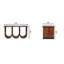Table basse triple style ouvert