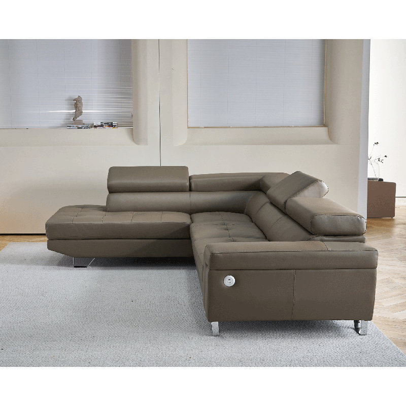 Canapé modulaire en cuir moderne