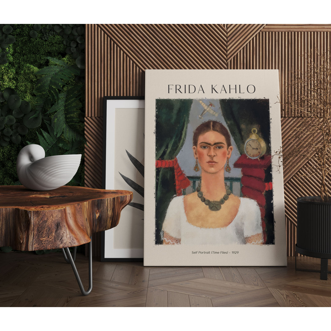 Leinwandbild Time flies von Frida Kahlo