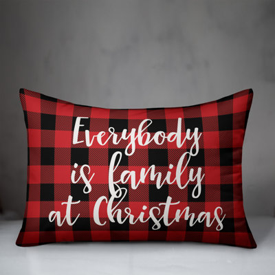 Plaid Throw Pillow