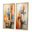 «Cubism Fragmented Perspectives», 2 pièces sur toile-2053102701-2053102700