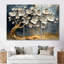 Cerisier blanc en fleurs - Ensemble d'art mural cerisier en fleurs-107199640-107199645