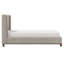 Grand lit plateforme 60 "Modern Fabric - Beige foncé-163865270