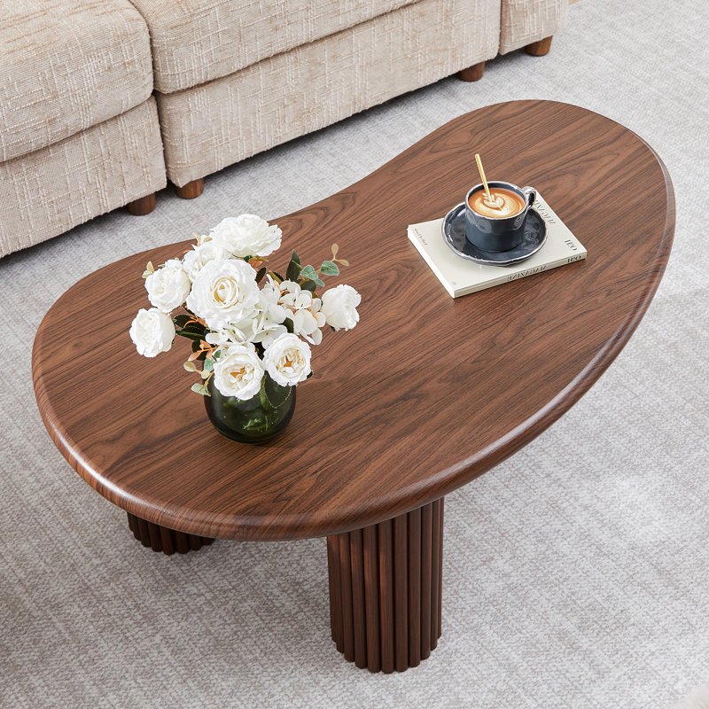 Table basse 39,37 "Cloud, Noyer