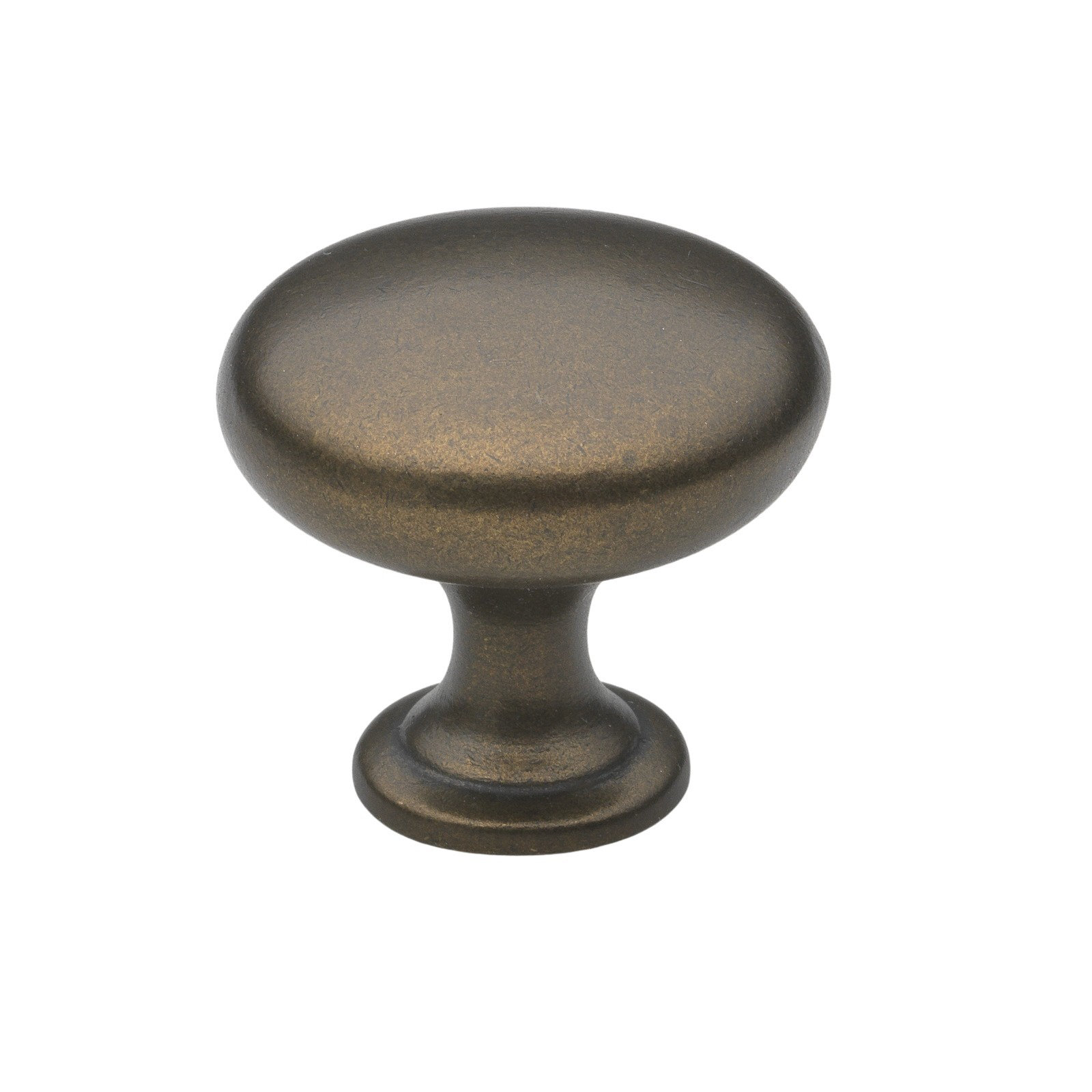 Classic  Mushroom Knob, Antique Brass