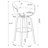 Lavoid Upholstered Swivel Bar Stool-1993487181