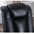 35.4'' Wide Modern Breathable Leather Electric Power Recliner with Ambient Lighting and USB Port-624391735