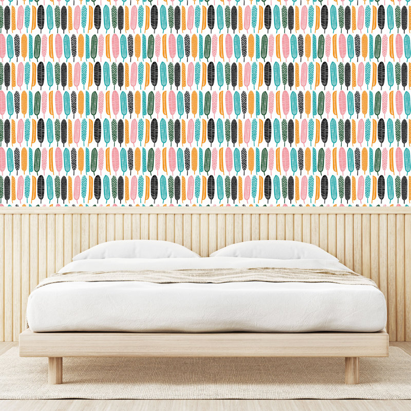 Rouleau de papier peint adhésif Jadia, L 13 po x L 100 po