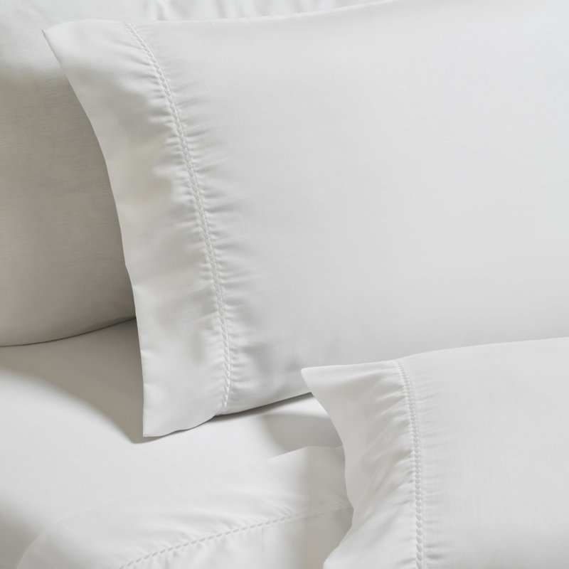Chea Cotton Blend Machine Woven - Set of 2, White