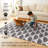 Flock Kettle Black Bird Animal Print Washable Area Rug-1575552388