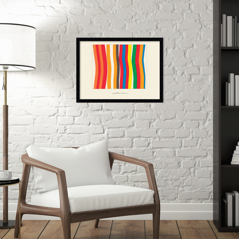I'm Parallel To Myself by Amber Vittoria, 16" H x 21" W x 1" D, Black