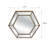 Metal Flat Wall Mirror