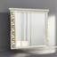 Miroir Cendrillon de style traditionnel avec détails DEL (commode non incluse)
