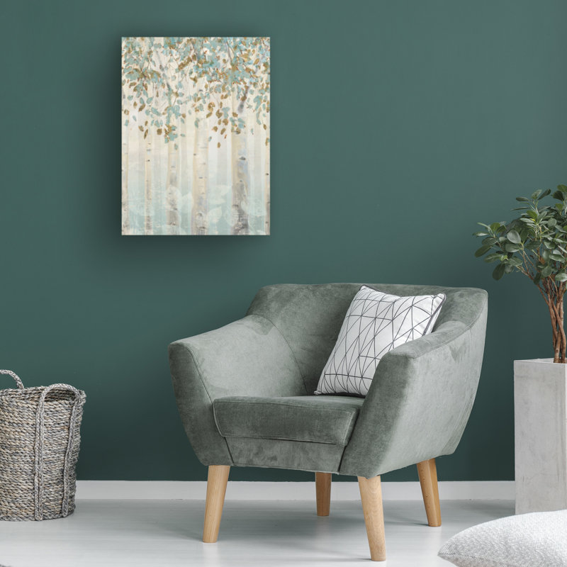 Dream Forest I Birch Tree Landscape Canvas Art