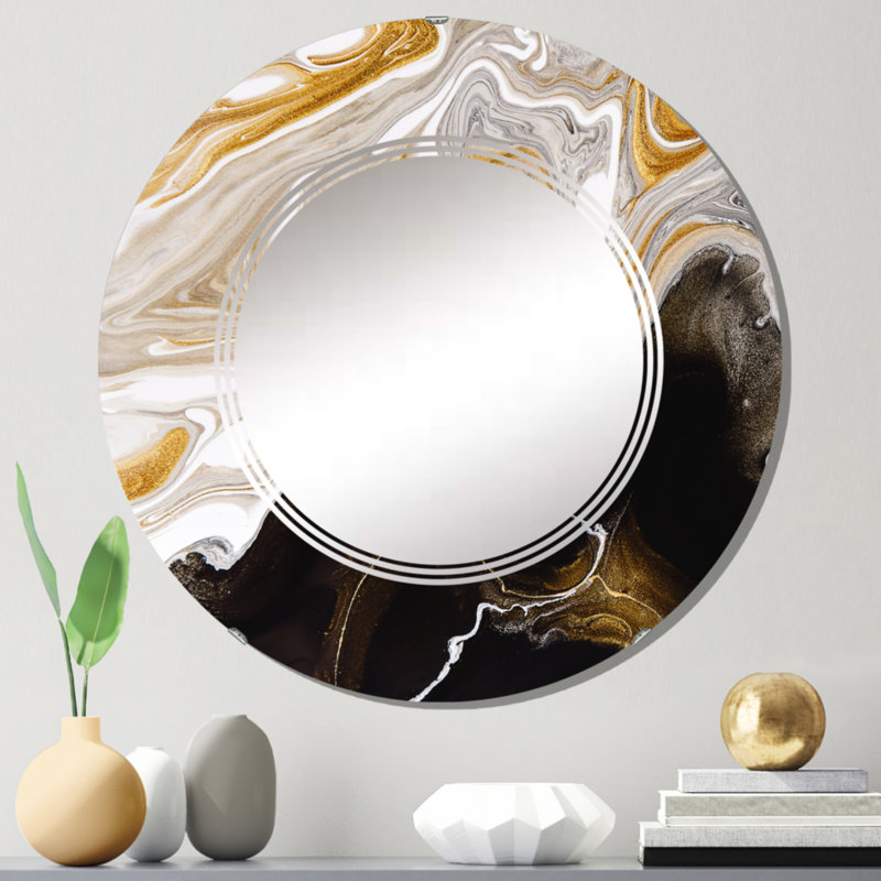 Circle Mirror, 24" x 24"