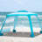 Beach Cabana  Beach Canopy Easy Set Up And Take Down  Cabana Tent With Sand Pockets  Instant Sun Shade With Side Wall