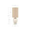 Althea Marble Standard Table Lamp