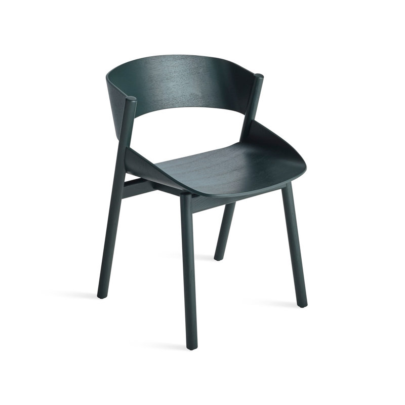 Port Dining Chair, Navy Green on Ash