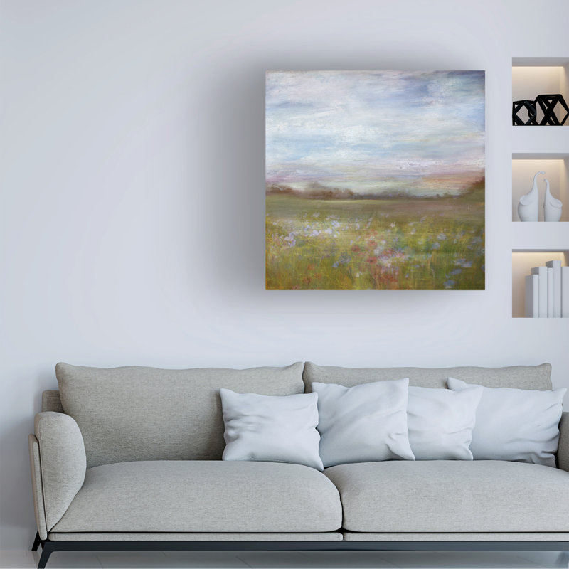 par Sidney Paul - peinture sur toile tendue, H 14 po x l 14 po