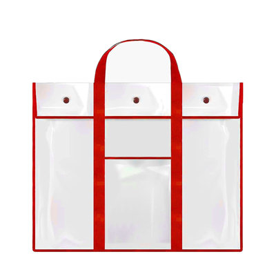 Backpack Carrying Handle Large Transparent Poster Board Bag For Artwork Board Supplies Charts And Teaching Materials