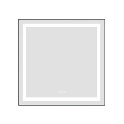 30" X 30" LED Bathroom Mirror With Front And Backlight