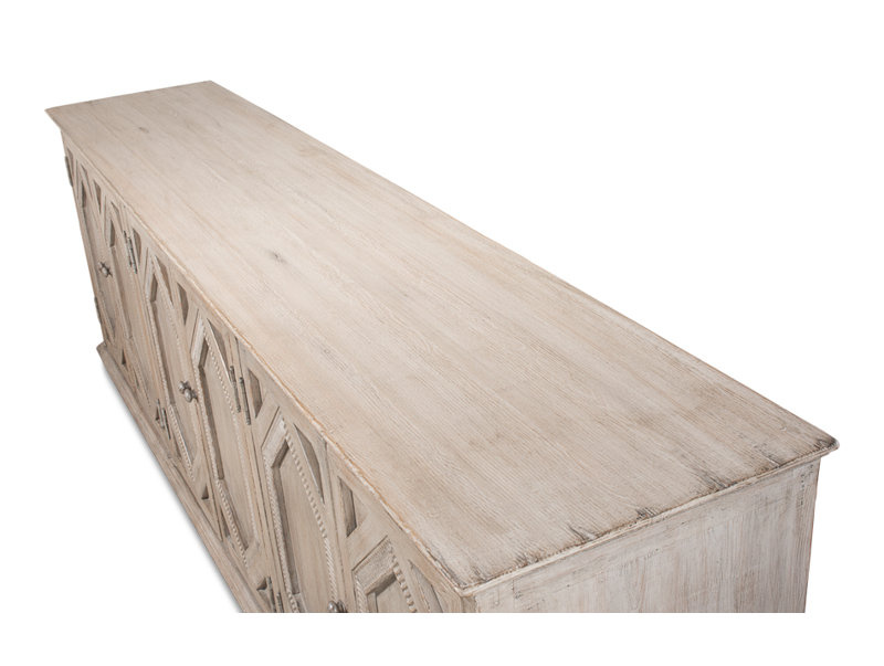 Diamond 112'' W Solid Wood Sideboard