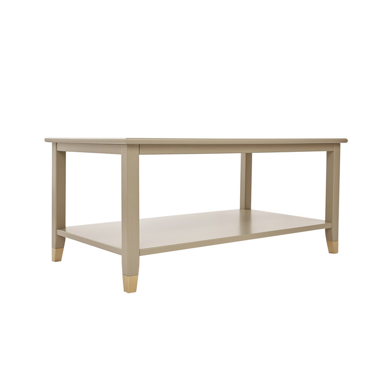 Athina Frame Coffee Table with Storage, Clay, Clay