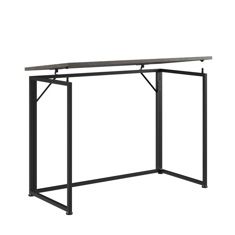 Bureau pliant peu encombrant - gris