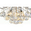 Plafonnier semi-encastré en cristal 3 lumières Crapp-1963838289