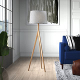 Boelter 59.25'' Natural Tripod Floor Lamp