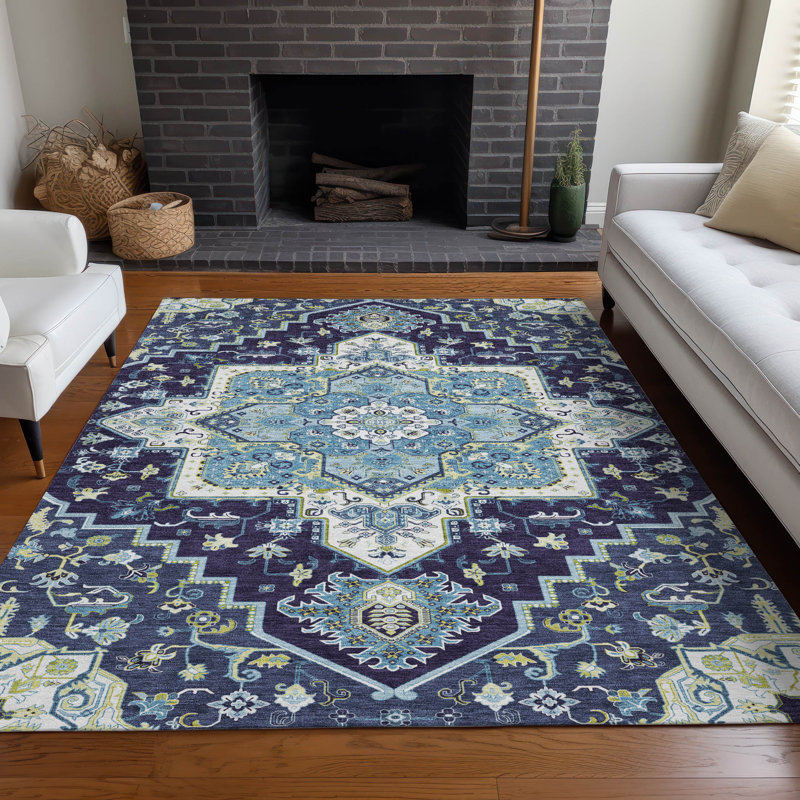 Machine Washable Indoor/Outdoor Chayden ACN1036 Rug, Rectangle 2'6" x 3'10"